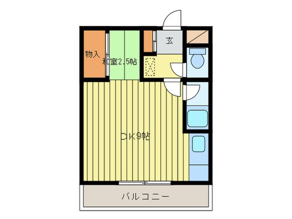 エスポワ－ル１６の物件間取画像